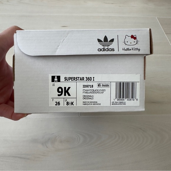 ADIDAS ORIGINALS X HELLO KITTY SUPERSTAR 360 SHOES KIDS - Picture 3 of 3